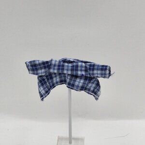 Barbie Happy Family Ryans Blue Plaid Shirt Small Toddler Doll Replacement